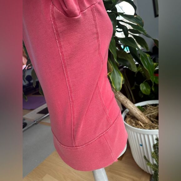 Converse One Star Red Cotton Boat Neck Sweater Pullover Shirt Top size S - Picture 11 of 12